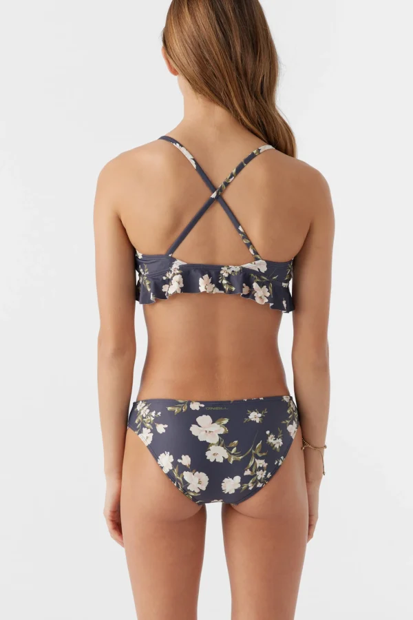 O’Neill Swim Sets | Swim Sets^GIRL'S KENDRA FLORAL PEPLUM TRI TOP SET PERISCOPE