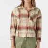 O’Neill Tops^GIRL'S LESLYE FLANNEL SHIRT MULTI CLR