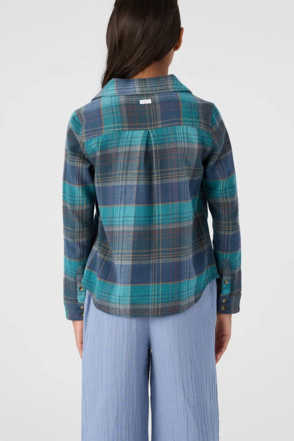 O’Neill Tops^GIRL'S LONNIE LONG SLEEVE TOP SLATE