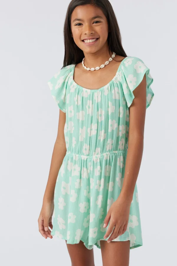 O’Neill Dresses^GIRL'S LUZ ROMPER OCEAN WAVE