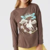 O’Neill Tops^GIRL'S MYSTIC TEE COFFEE