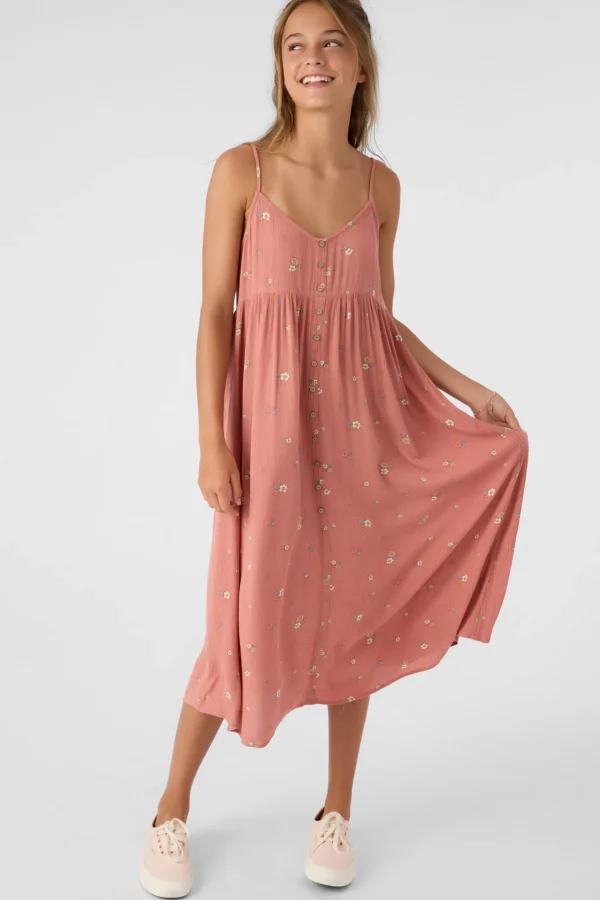 O’Neill Dresses^GIRL'S NADYA MIDI DRESS CANYON ROSE