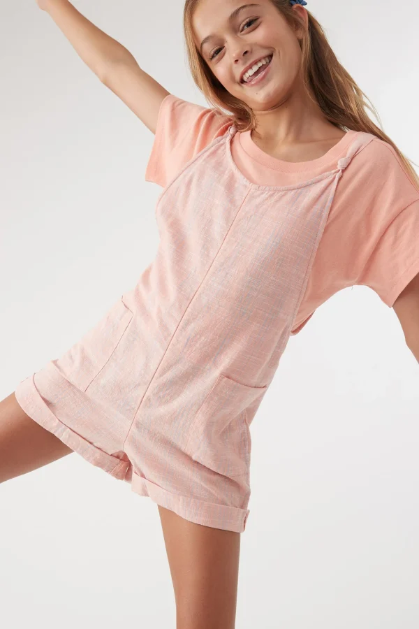 O’Neill Bottoms^GIRL'S OPAL ROMPER PEACH