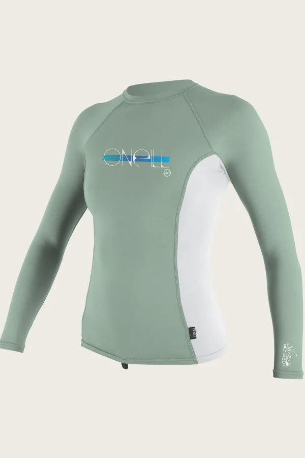 O’Neill Uv-Sun-Protection Rash Guards | Uv-Sun-Protection Rash Guards^GIRL'S PREMIUM SKINS L/S RASH GUARD FRM/WT/FRM