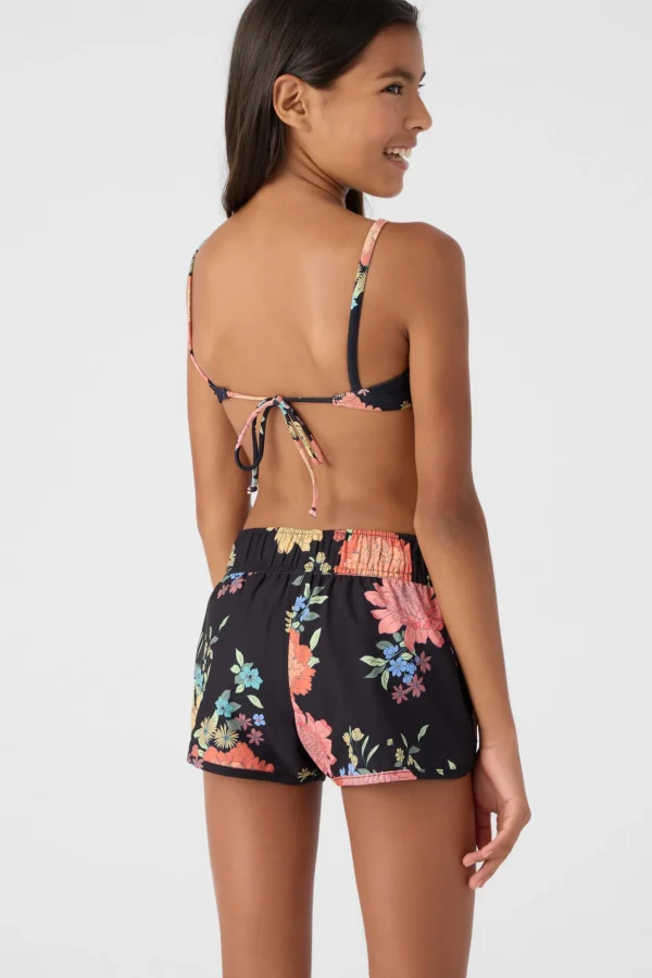 O’Neill Boardshorts | Boardshorts^GIRL'S SALTWATER ESSENTIALS LANE 2" PRINTED BOARDSHORTS BLACK 2