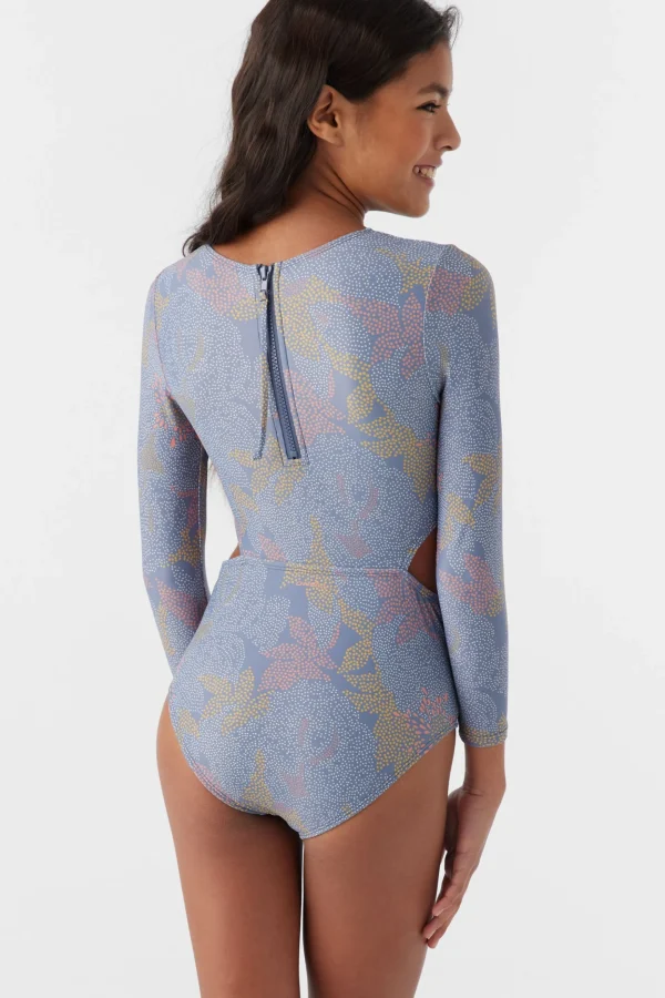 O’Neill One-Pieces | One Pieces^GIRL'S SANDRINE CUT OUT SURF SUIT MULTI CLR