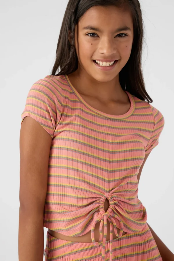 O’Neill Tops^GIRL'S SHAE KNIT TOP BURNT CORAL