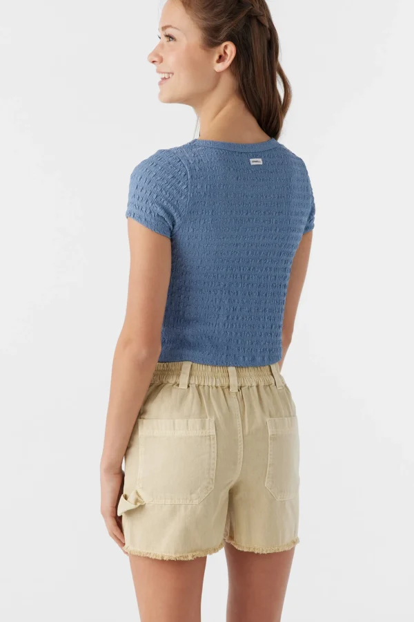 O’Neill Tops^GIRL'S SHELLIE TEXTURED KNIT TOP INFINITY