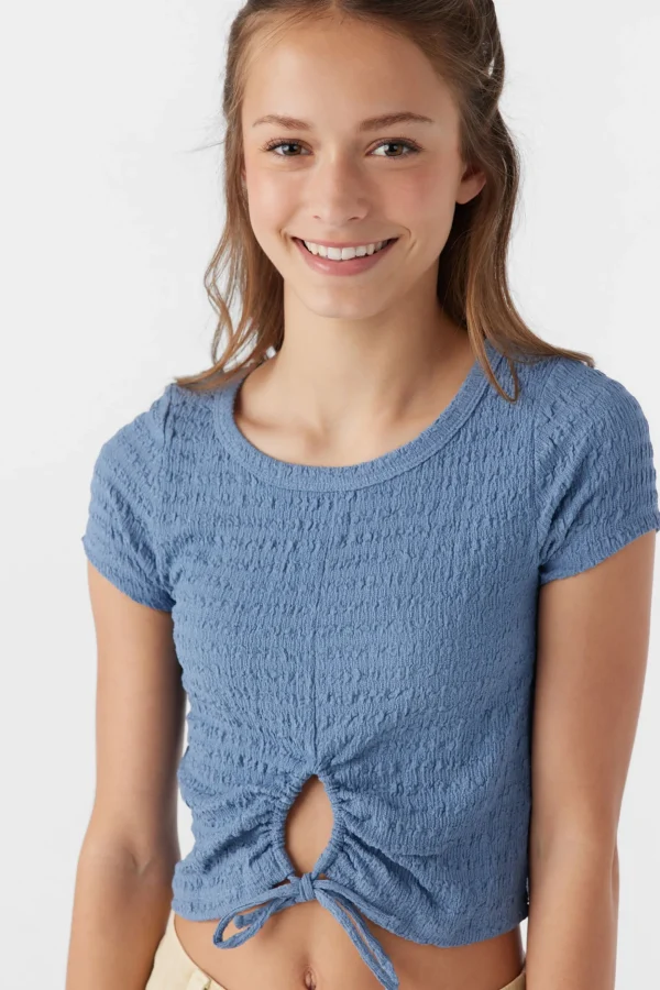 O’Neill Tops^GIRL'S SHELLIE TEXTURED KNIT TOP INFINITY