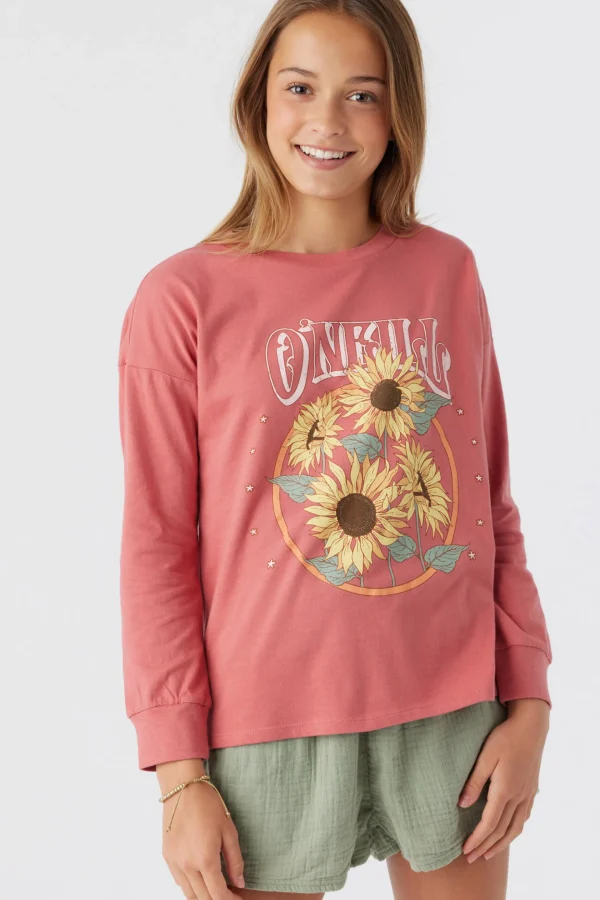 O’Neill Tops^GIRL'S SOLSTICE TEE DUSTY CEDAR