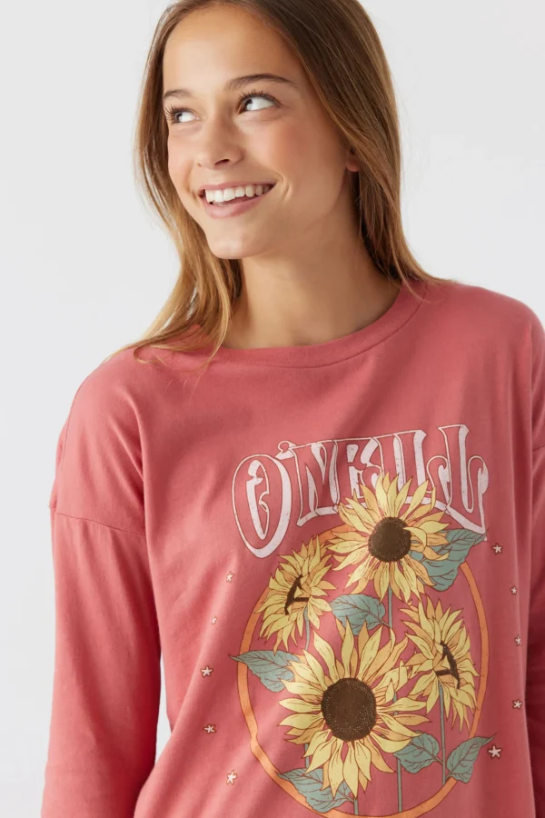 O’Neill Tops^GIRL'S SOLSTICE TEE DUSTY CEDAR