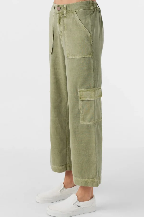 O’Neill Bottoms^GIRL'S SUMMER CARGO PANTS OIL GREEN