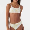 O’Neill Swim Sets | Swim Sets^GIRL'S TATIANNA FLORAL TIE BACK BRALETTE SWIM SET VANILLA