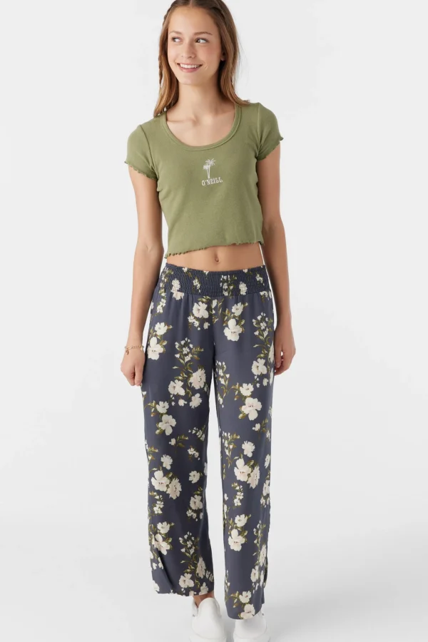 O’Neill Bottoms^GIRL'S TOMMIE KENDRA FLORAL BEACH PANTS PERISCOPE