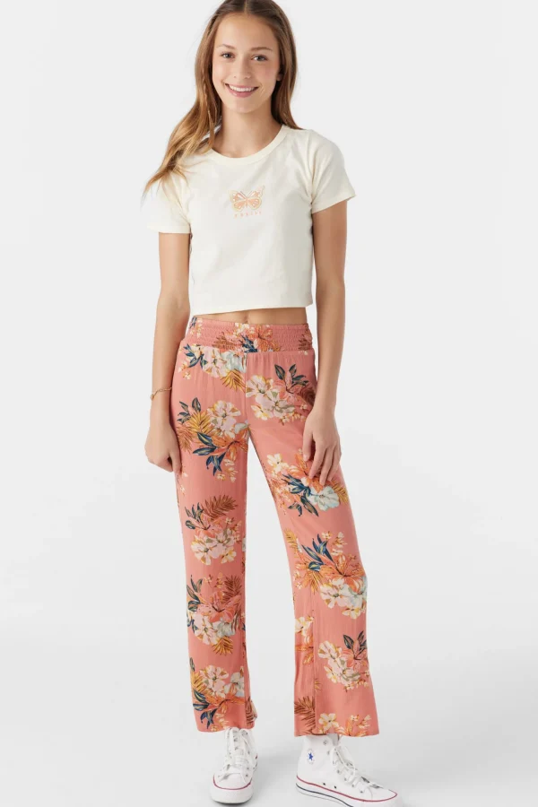 O’Neill Bottoms^GIRL'S TOMMIE PUNTA TROPICAL BEACH PANTS CANYON CLAY