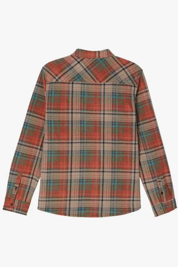 O’Neill Shirts & Flannels^GLACIER PLAID SUPERFLEECE SHIRT CLAY