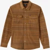 O’Neill Shirts & Flannels^GLACIER STANDARD FIT SUPERFLEECE OVERSHIRT DARK KHAKI