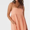 O’Neill Cover-Ups | Dresses^HADIA CRINKLE DOUBLE GAUZE MINI DRESS CANYON SUNSET