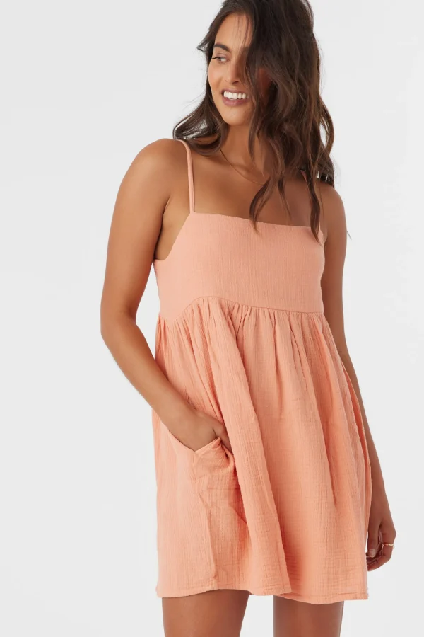 O’Neill Cover-Ups | Dresses^HADIA CRINKLE DOUBLE GAUZE MINI DRESS CANYON SUNSET