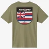 O’Neill Tees^HAWAII BADGE STANDARD FIT TEE DEEP LICHEN GREEN