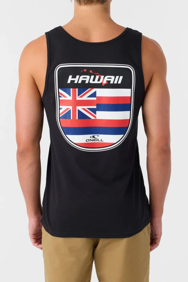 O’Neill Tees^HAWAII BADGE STANDARD FIT BLACK