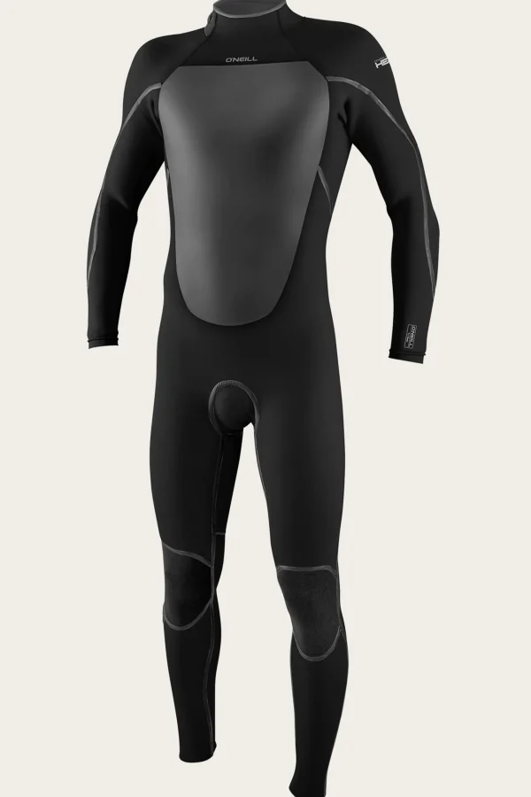 O’Neill Full Suit^HEAT 3/2MM BACK ZIP FULL WETSUIT BLACK/BLACK