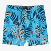 O’Neill Side Pockets^HERMOSA CREW ELASTIC WAIST 17" SWIM TRUNKS AQUARIUS