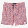 O’Neill Side Pockets^HERMOSA ELASTIC WAIST 17" SWIM TRUNKS CORAL 2