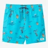 O’Neill Swim Trunks^HERMOSA ELASTIC WAIST 17" SWIM TRUNKS PEACOCK BLUE