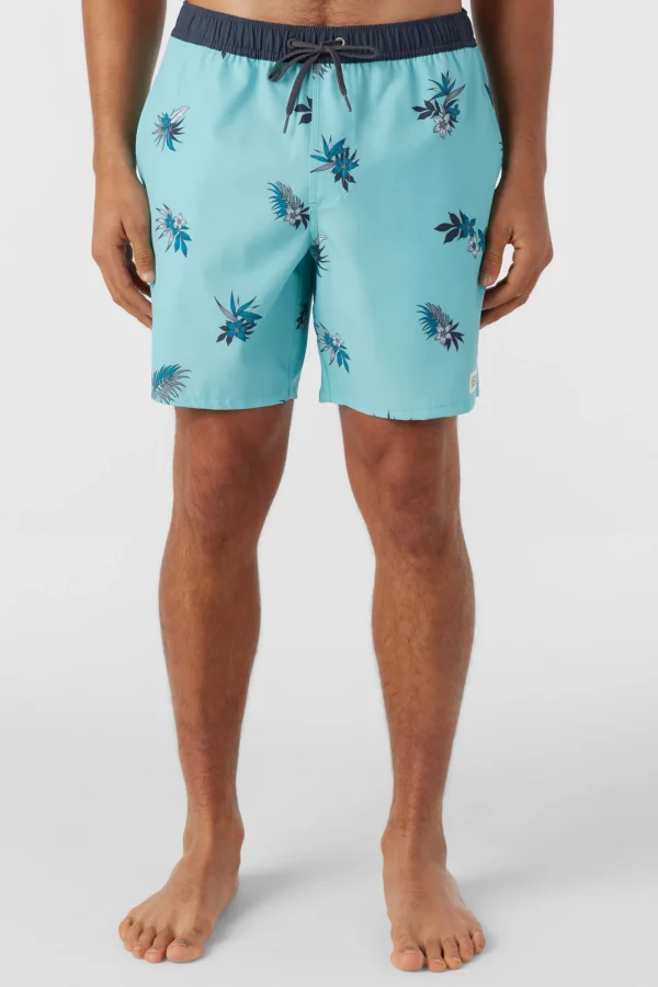 O’Neill Side Pockets | Swim Trunks^HERMOSA ELASTIC WAIST 17" SWIM TRUNKS AQUA HAZE