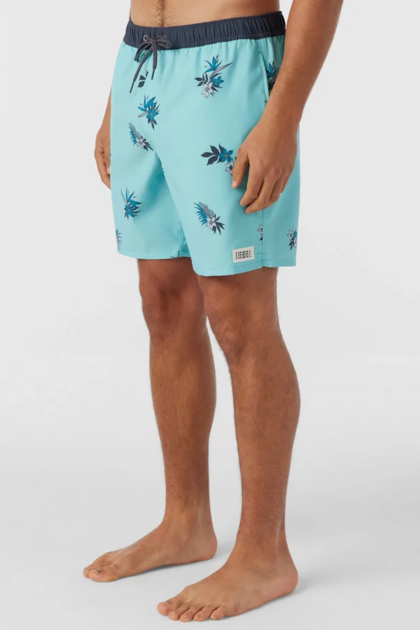 O’Neill Side Pockets | Swim Trunks^HERMOSA ELASTIC WAIST 17" SWIM TRUNKS AQUA HAZE