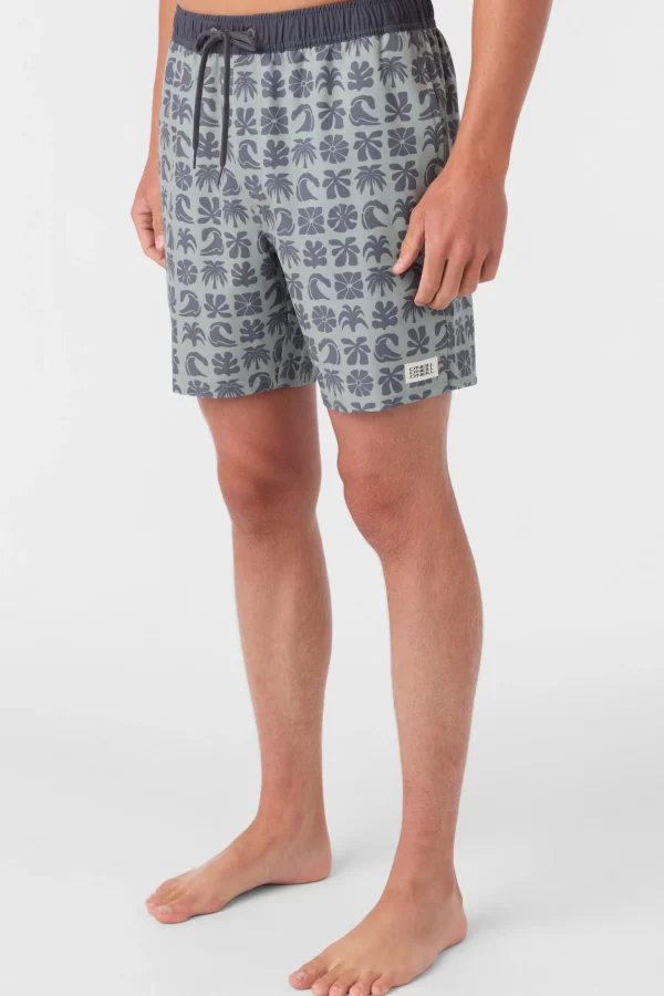 O’Neill Side Pockets^HERMOSA ELASTIC WAIST 17" SWIM TRUNKS SEAGRASS 2