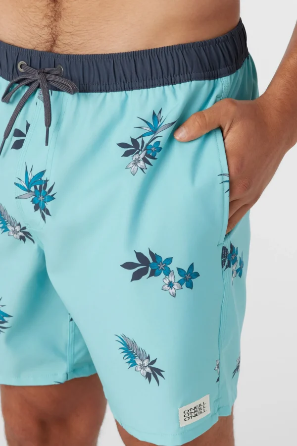 O’Neill Side Pockets | Swim Trunks^HERMOSA ELASTIC WAIST 17" SWIM TRUNKS AQUA HAZE