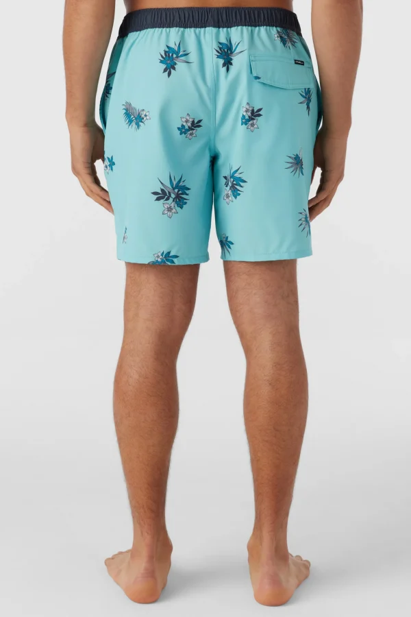 O’Neill Side Pockets | Swim Trunks^HERMOSA ELASTIC WAIST 17" SWIM TRUNKS AQUA HAZE