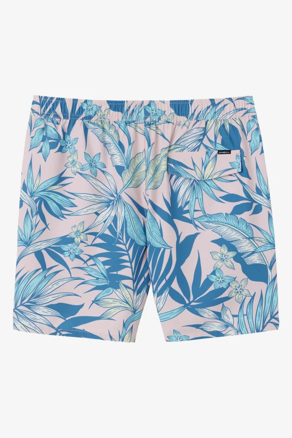 O’Neill Side Pockets^HERMOSA ELASTIC WAIST 17" SWIM TRUNKS LT ROSE 2