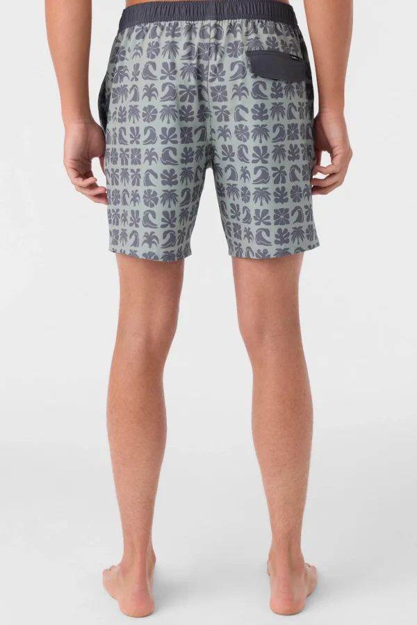 O’Neill Side Pockets^HERMOSA ELASTIC WAIST 17" SWIM TRUNKS SEAGRASS 2