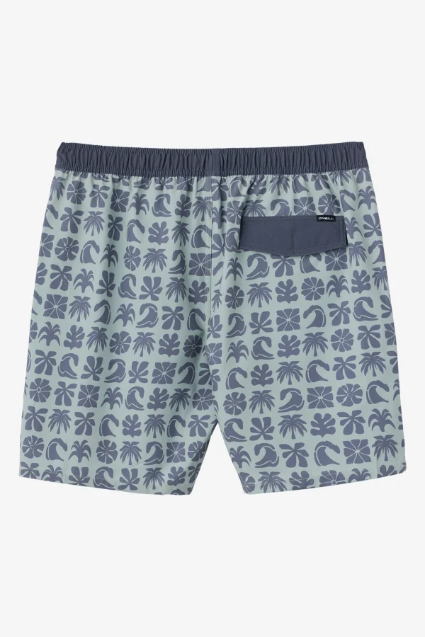 O’Neill Side Pockets^HERMOSA ELASTIC WAIST 17" SWIM TRUNKS SEAGRASS 2