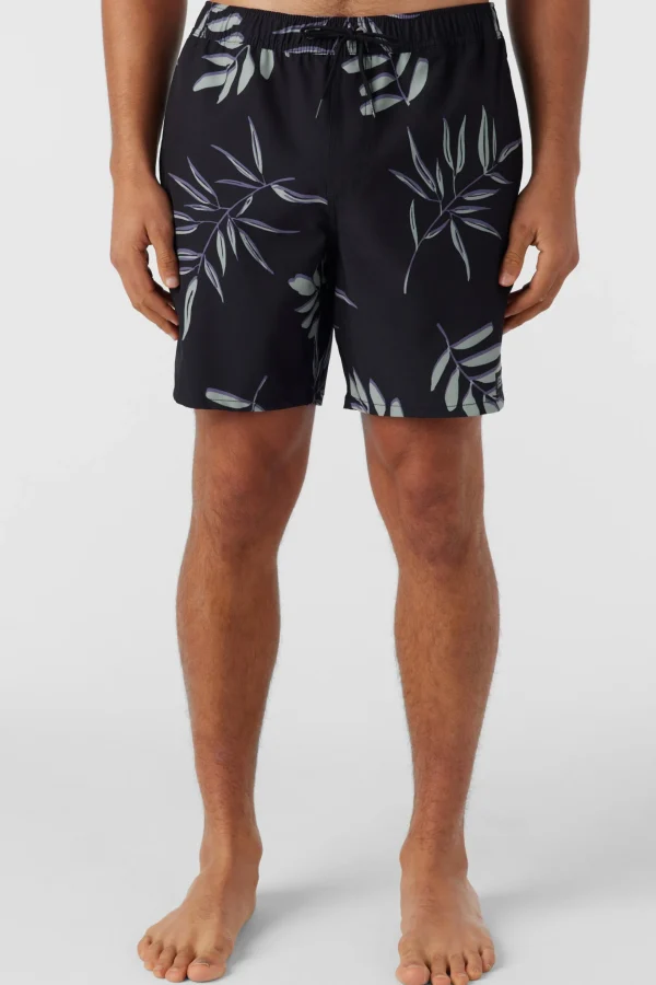 O’Neill Side Pockets | Swim Trunks^HERMOSA ELASTIC WAIST LINED 17" SWIM TRUNKS BLACK 3