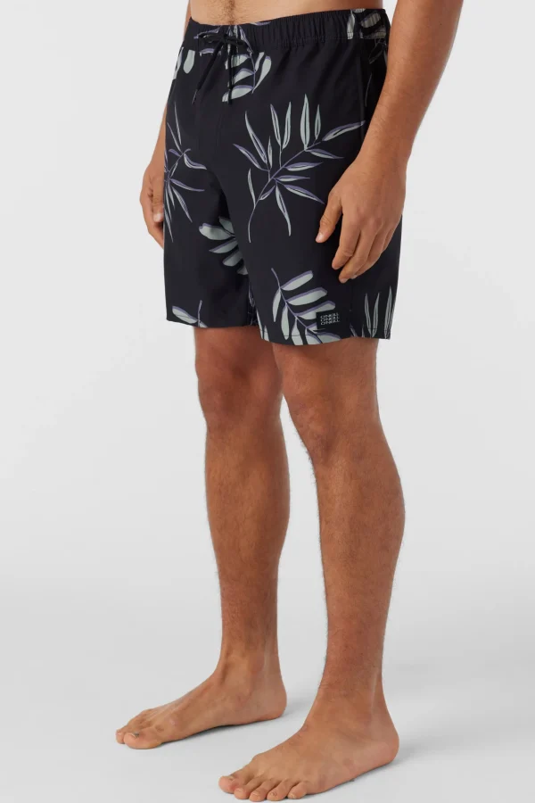 O’Neill Side Pockets | Swim Trunks^HERMOSA ELASTIC WAIST LINED 17" SWIM TRUNKS BLACK 3