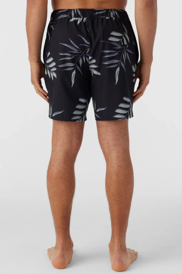 O’Neill Side Pockets | Swim Trunks^HERMOSA ELASTIC WAIST LINED 17" SWIM TRUNKS BLACK 3