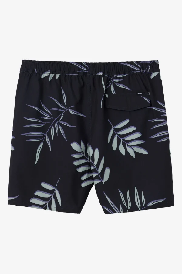 O’Neill Side Pockets | Swim Trunks^HERMOSA ELASTIC WAIST LINED 17" SWIM TRUNKS BLACK 3