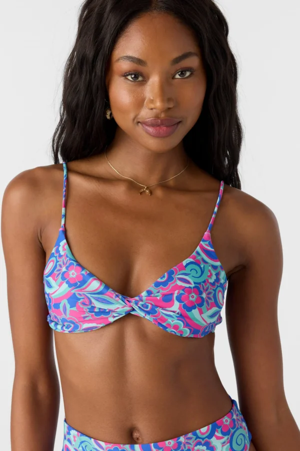 O’Neill D/Dd Cup | Bralette^HOT SPELL MALIBU TWIST BRALETTE TOP MULTI CLR