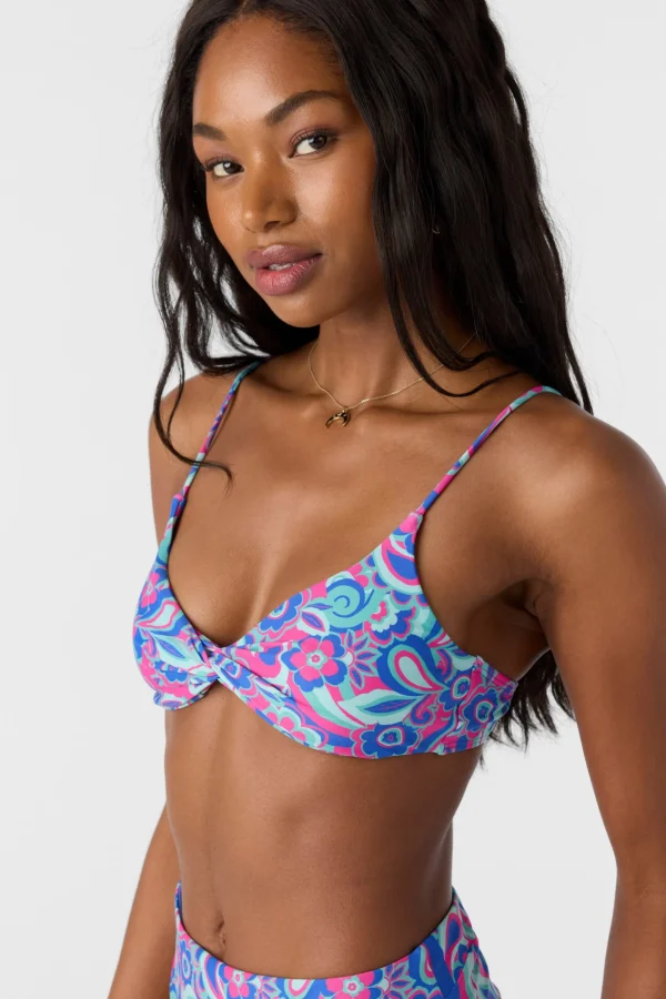 O’Neill D/Dd Cup | Bralette^HOT SPELL MALIBU TWIST BRALETTE TOP MULTI CLR