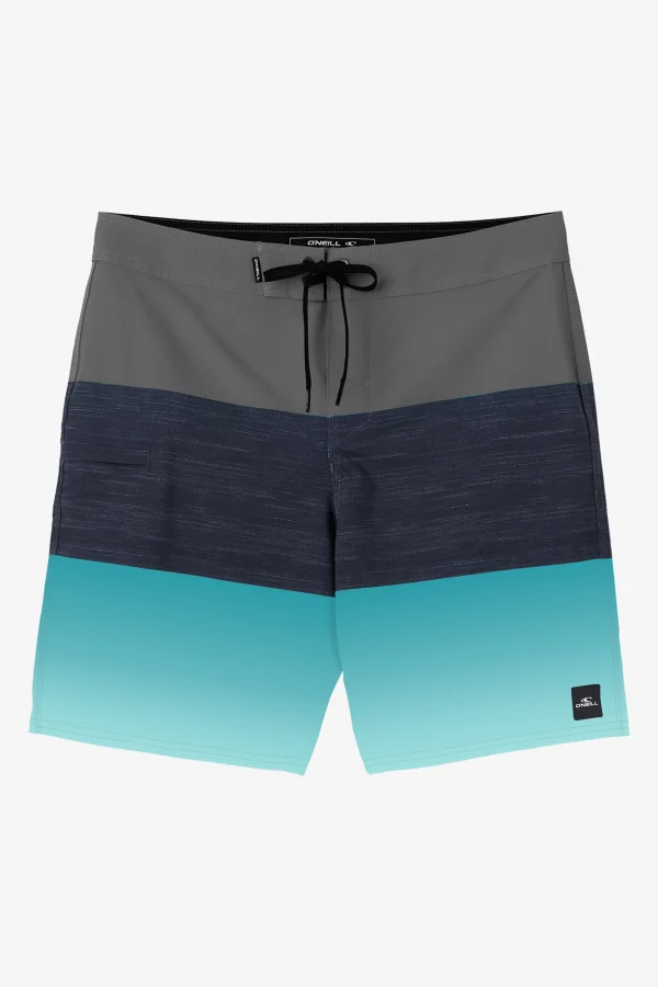 O’Neill Performance^HYPERFREAK HEAT BLOCK 19" BOARDSHORTS PEACOCK BLUE 2