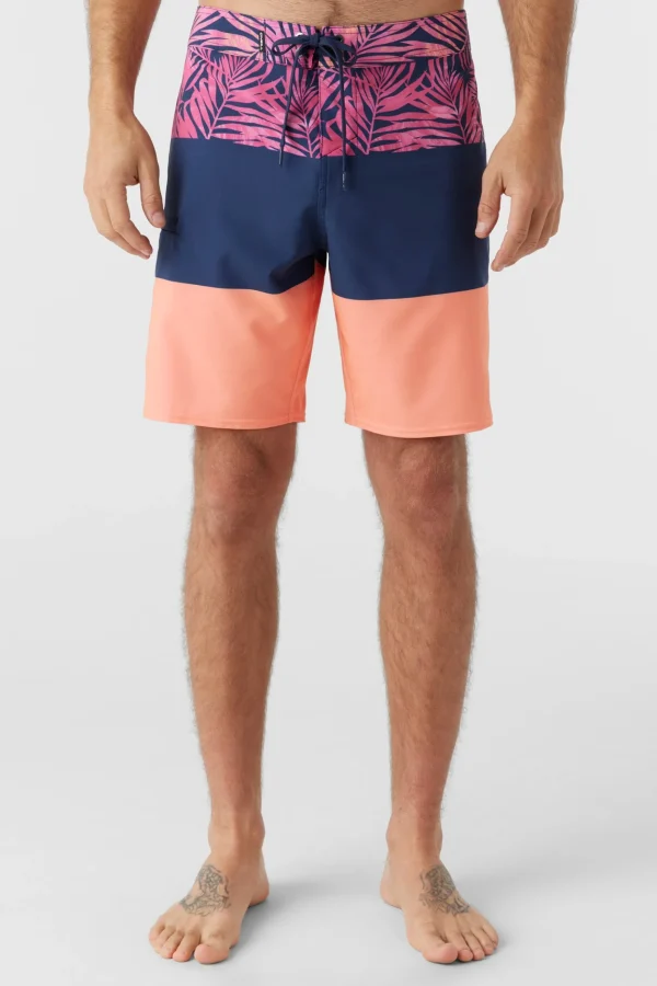 O’Neill Performance^HYPERFREAK HEAT BLOCK 19" BOARDSHORTS CORAL