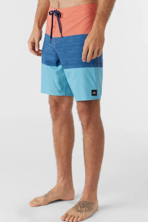 O’Neill Performance^HYPERFREAK HEAT BLOCK 19" BOARDSHORTS AUBURN