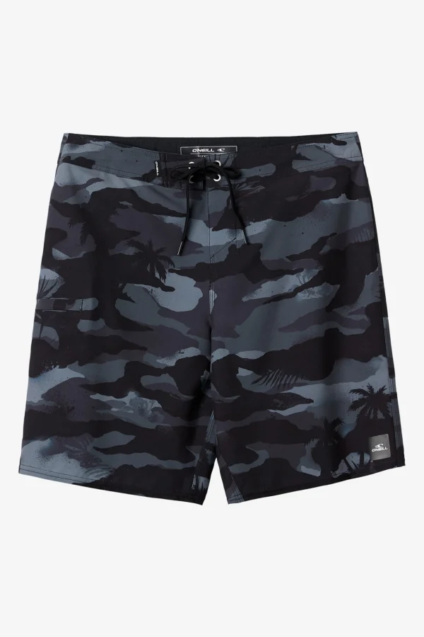 O’Neill Performance^HYPERFREAK HEAT CAMO 19" BOARDSHORTS BLACK CAMO