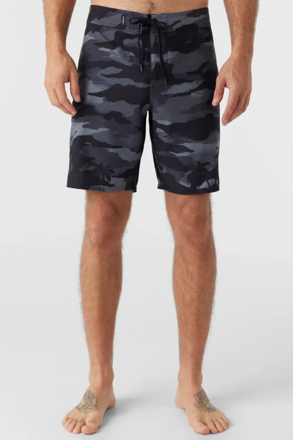 O’Neill Performance^HYPERFREAK HEAT CAMO 19" BOARDSHORTS BLACK CAMO