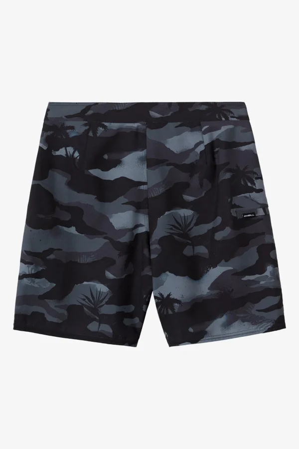 O’Neill Performance^HYPERFREAK HEAT CAMO 19" BOARDSHORTS BLACK CAMO