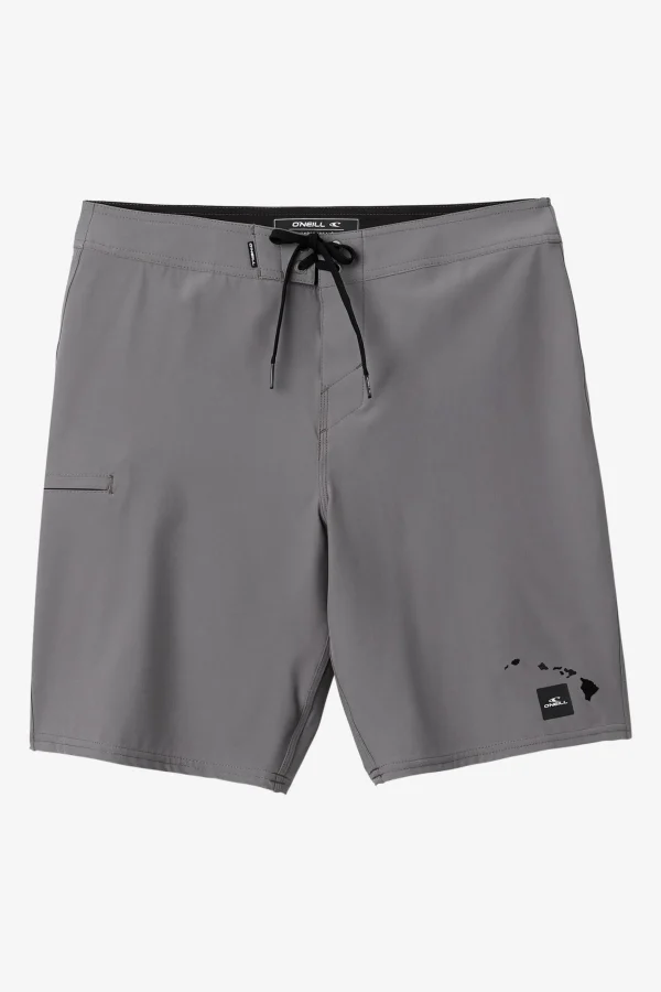 O’Neill Performance^HYPERFREAK HEAT SOLID HAWAII 20" BOARDSHORTS GREY